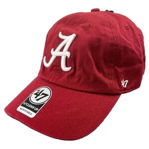 Alabama Crimson Tide 47 Brand Hat Cap Strap Back Red NCAA Football Dad Hat NEW
